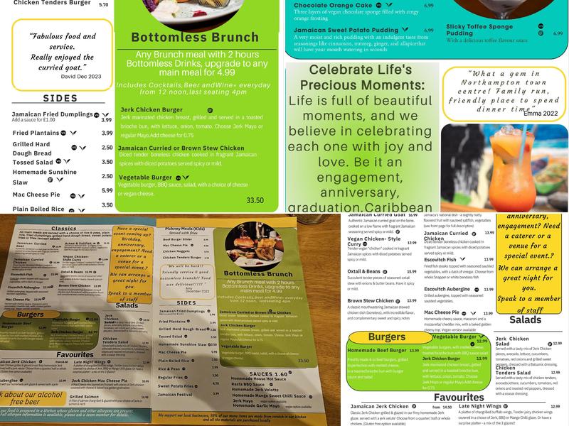 Caribbean DutchPot Menu