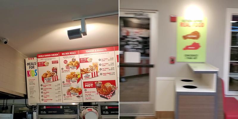 KFC Menu