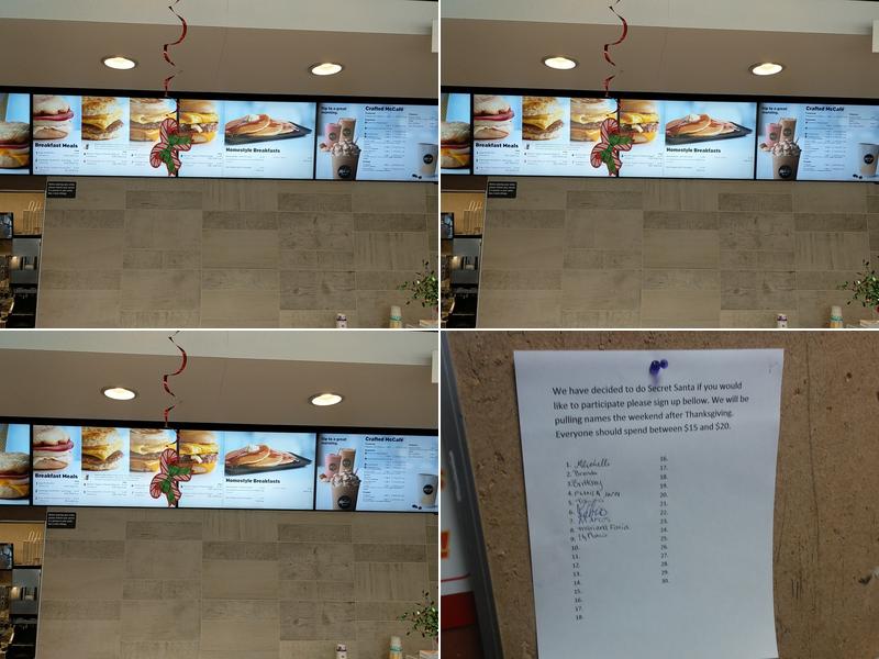 McDonald's Menu