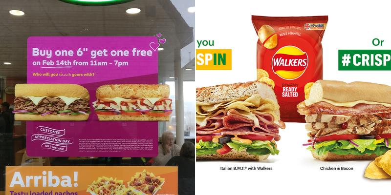 Subway Menu