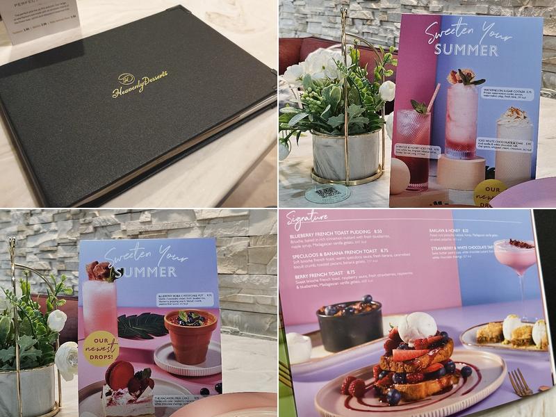 Heavenly Desserts Northampton Menu