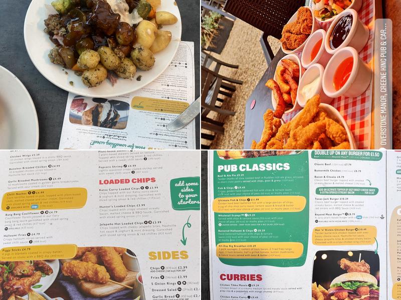 Overstone Manor - Pub & Carvery Menu