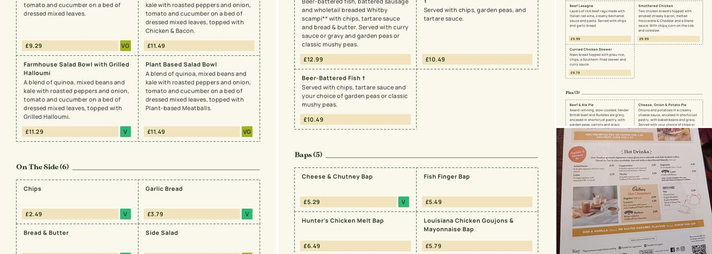 Poppy Field Farm Menu