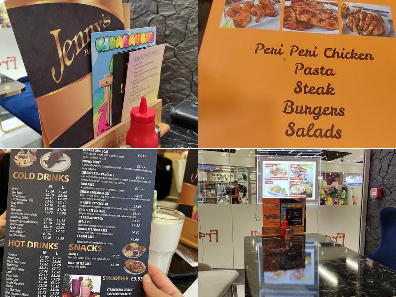 Jenny's Restaurant Weston Favell Menu