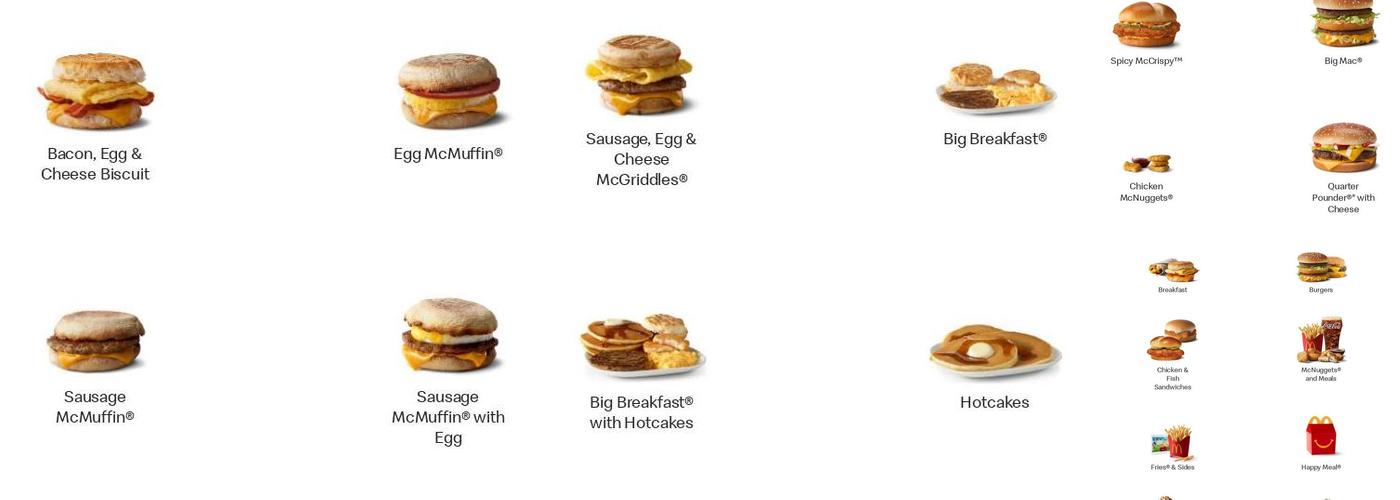 McDonald's Menu
