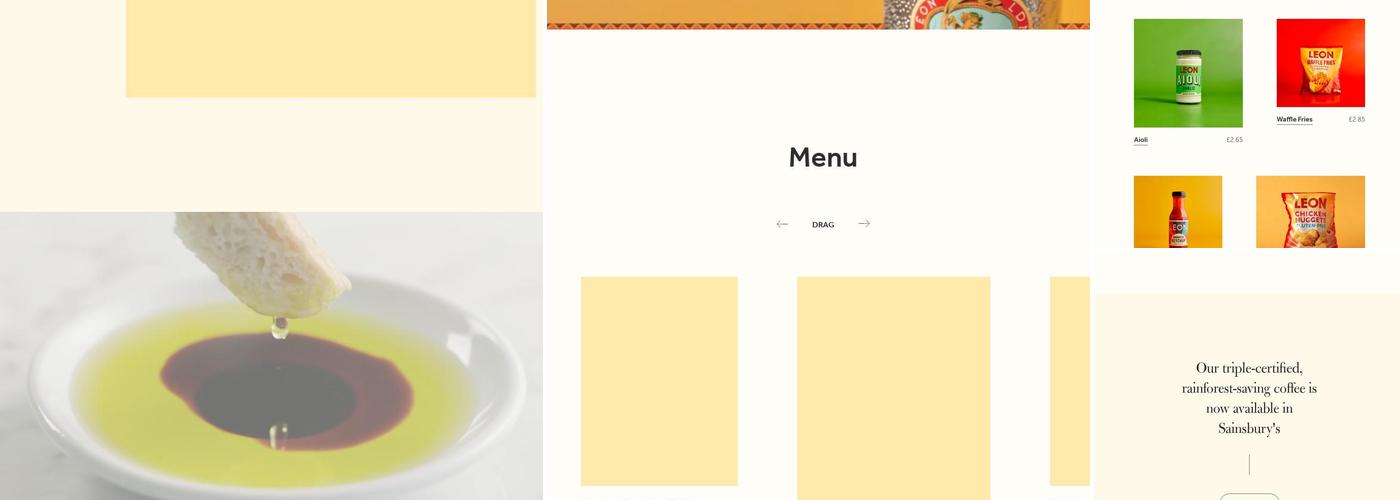 LEON Northampton Menu