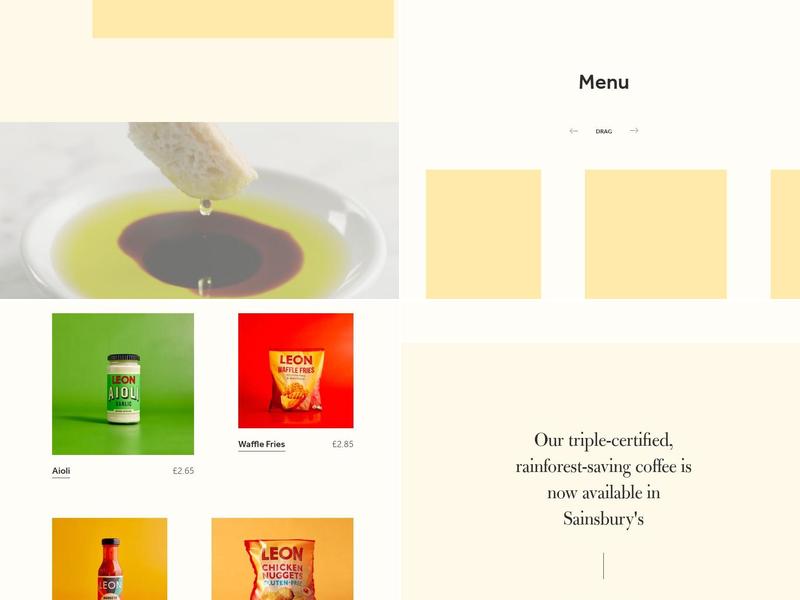 LEON Northampton Menu