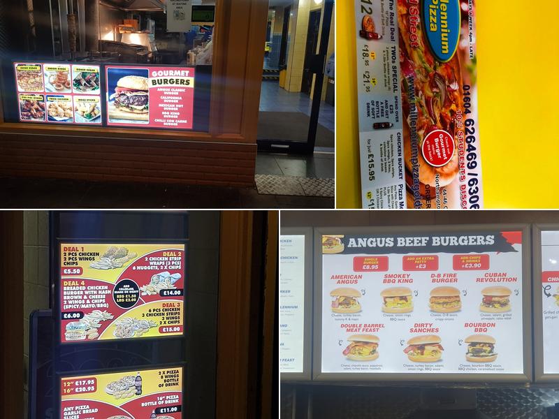 Millennium Pizza Menu