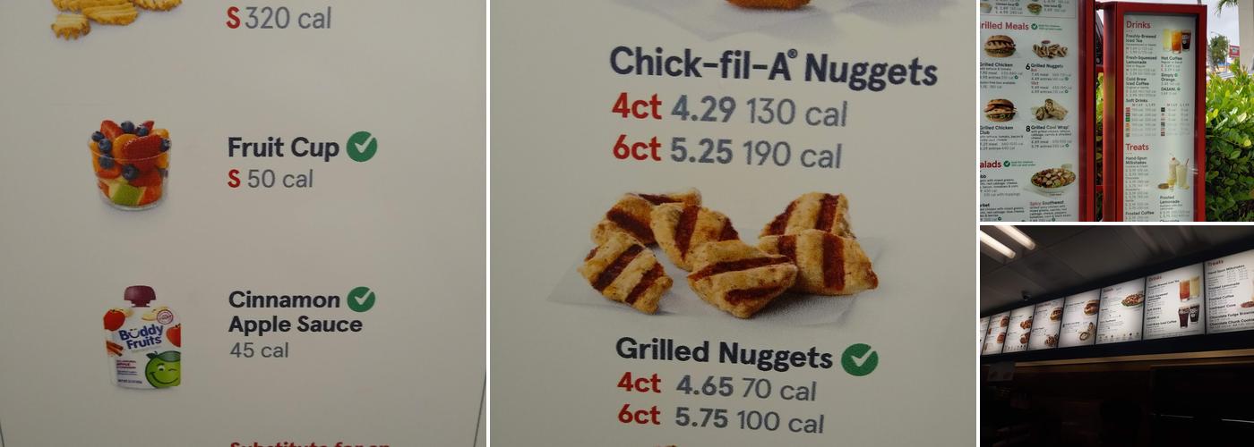 Chick-fil-A Menu