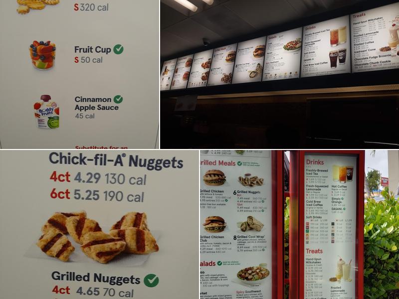 Chick-fil-A Menu