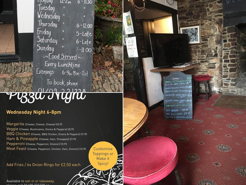 The Green Dragon Inn Menu