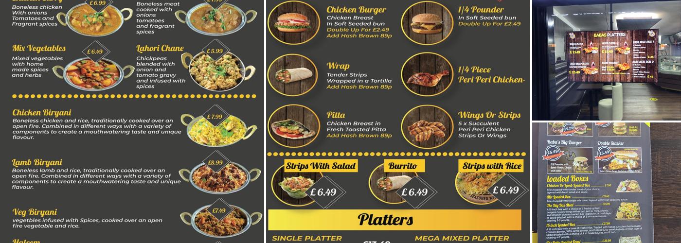 Ali Baba’s Restaurant & Lounge Menu