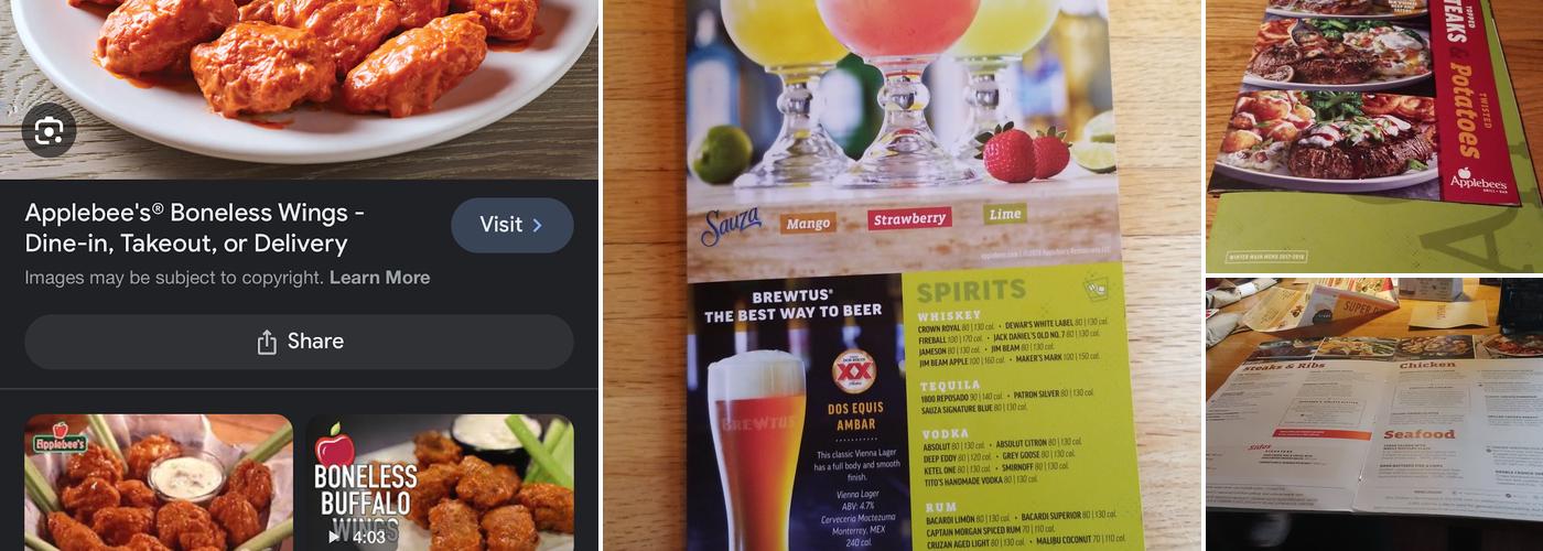 Applebee's Grill + Bar Menu