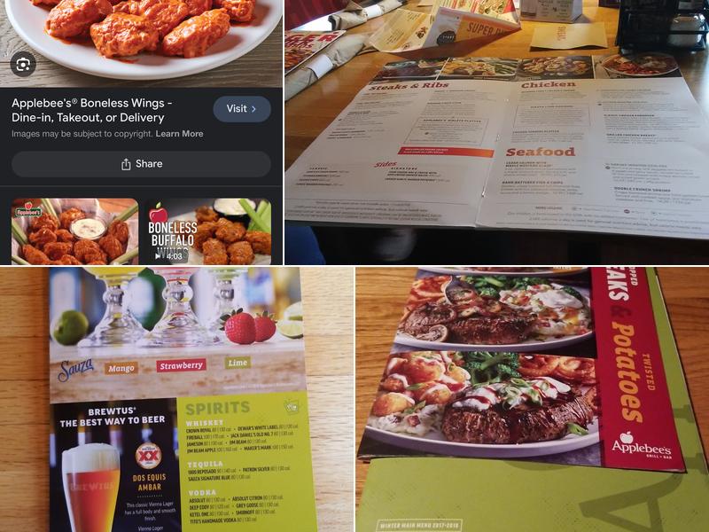 Applebee's Grill + Bar Menu