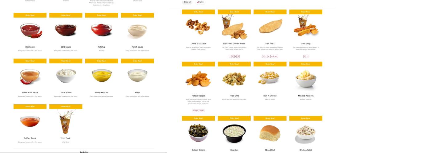 Pantry Fried Chicken Menu