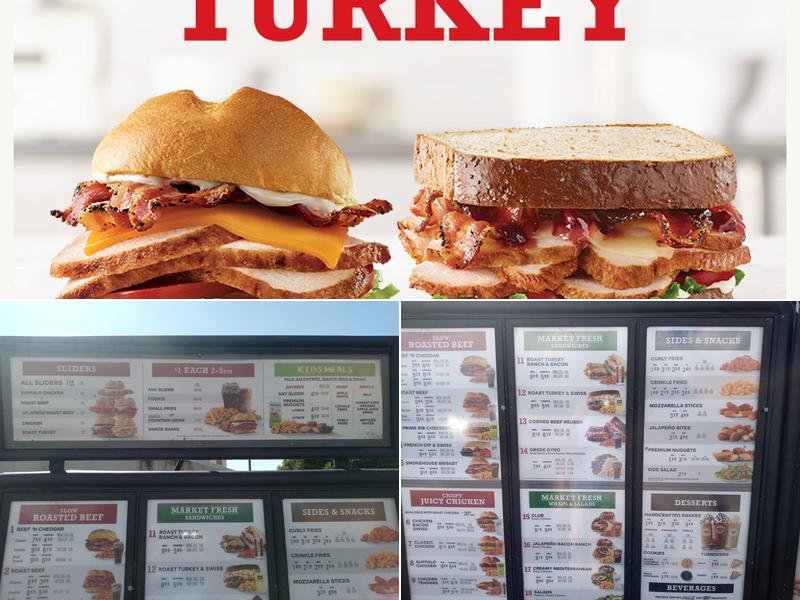 Arby's Menu
