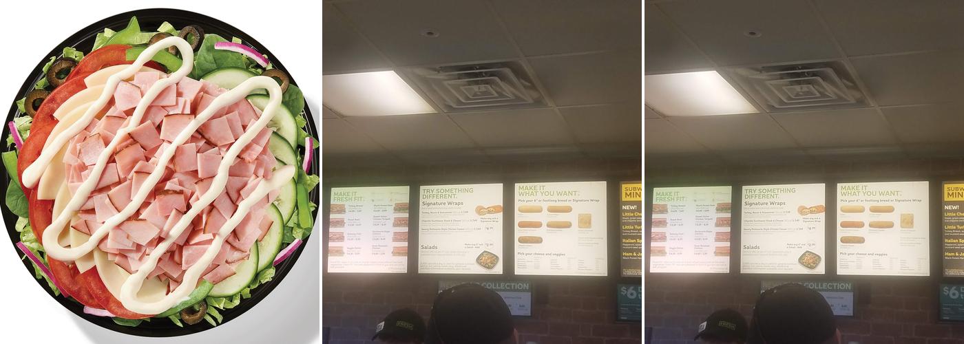 Subway Menu