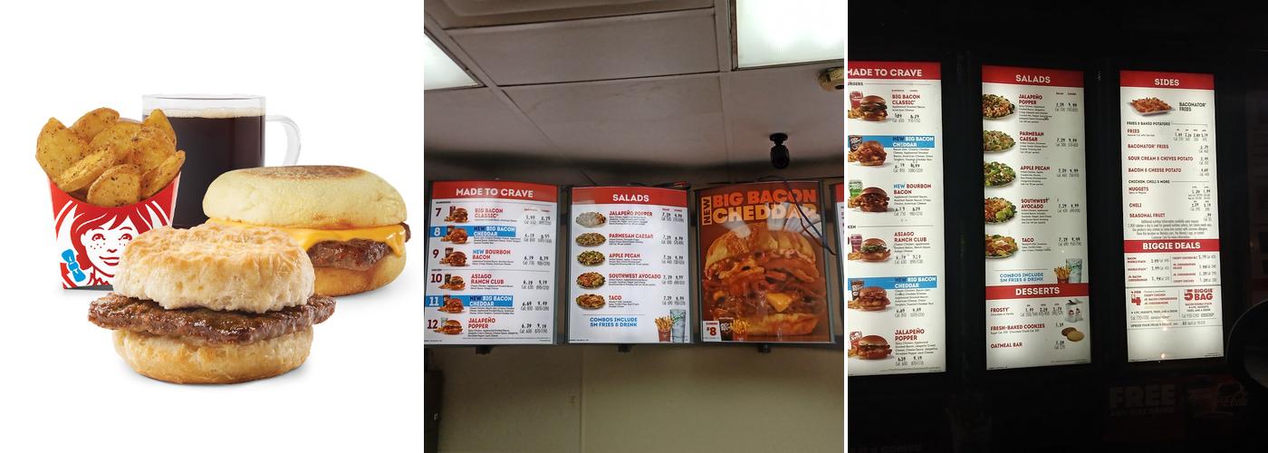 Wendy's Menu