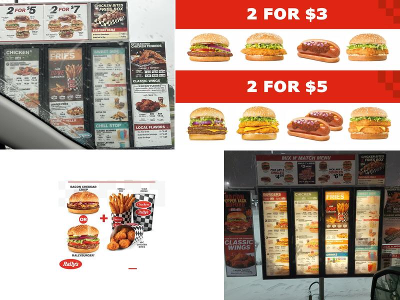 Checkers Menu