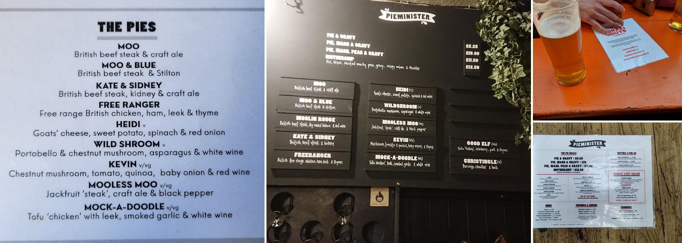 The Rumsey Wells Menu