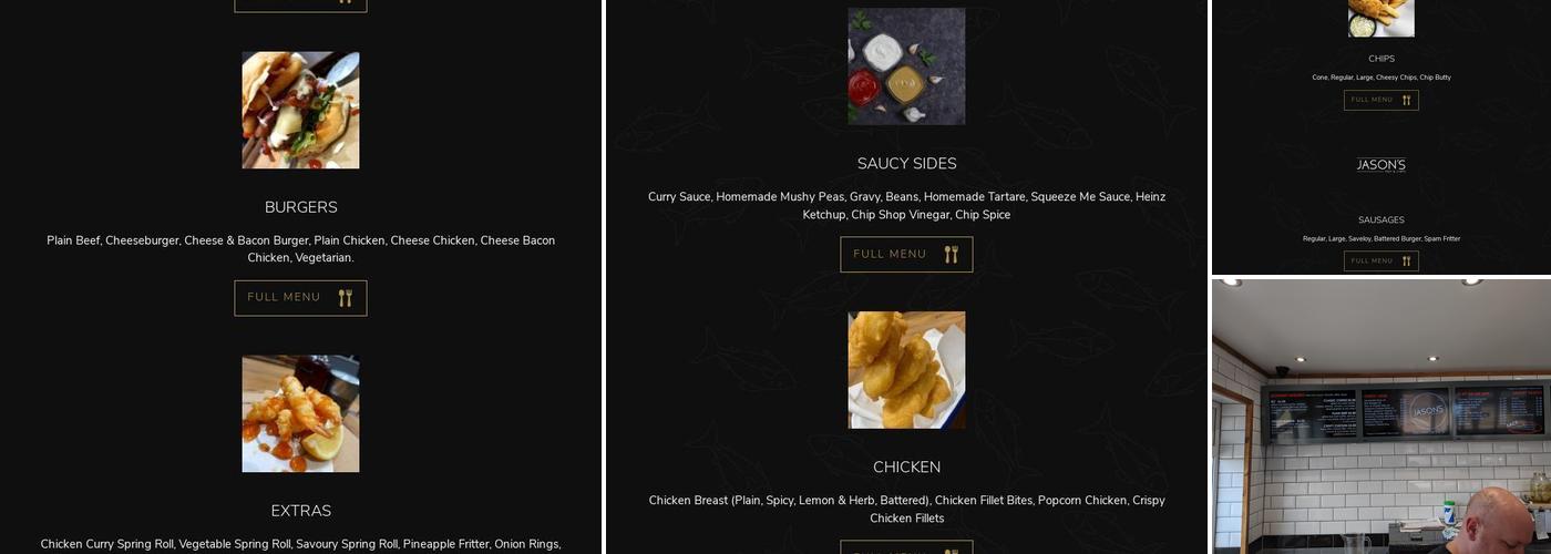 Jason's Fish & Chips Menu