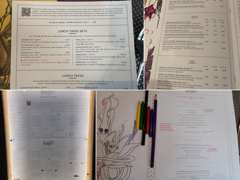 Giggling Squid - Norwich Menu