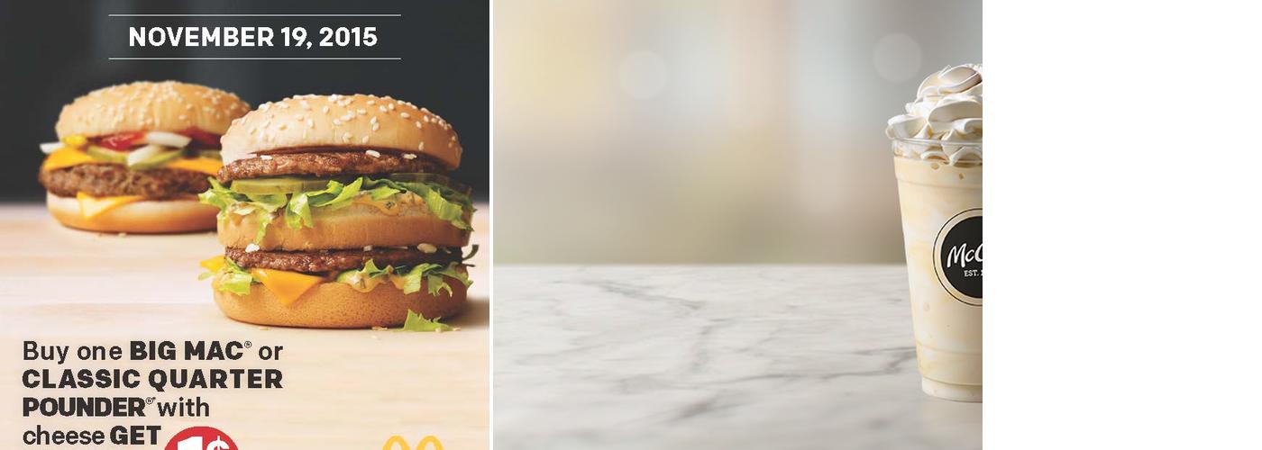 McDonald's Menu