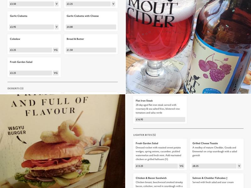 Compleat Angler Menu