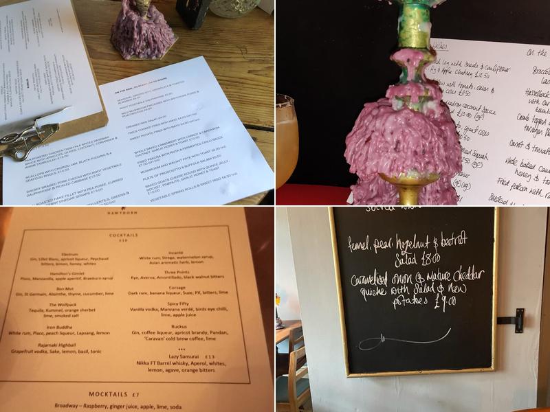 The Bicycle Shop Menu