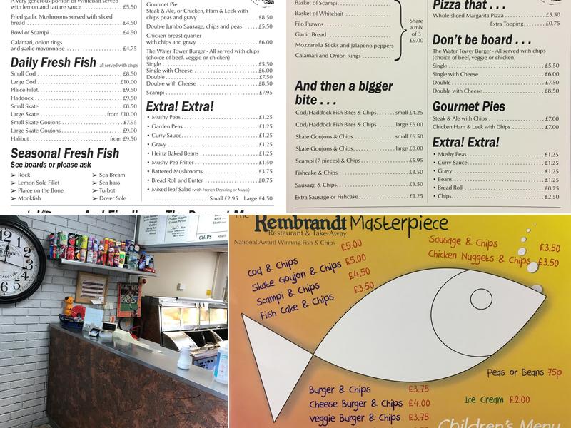 Rembrandt Restaurant Menu