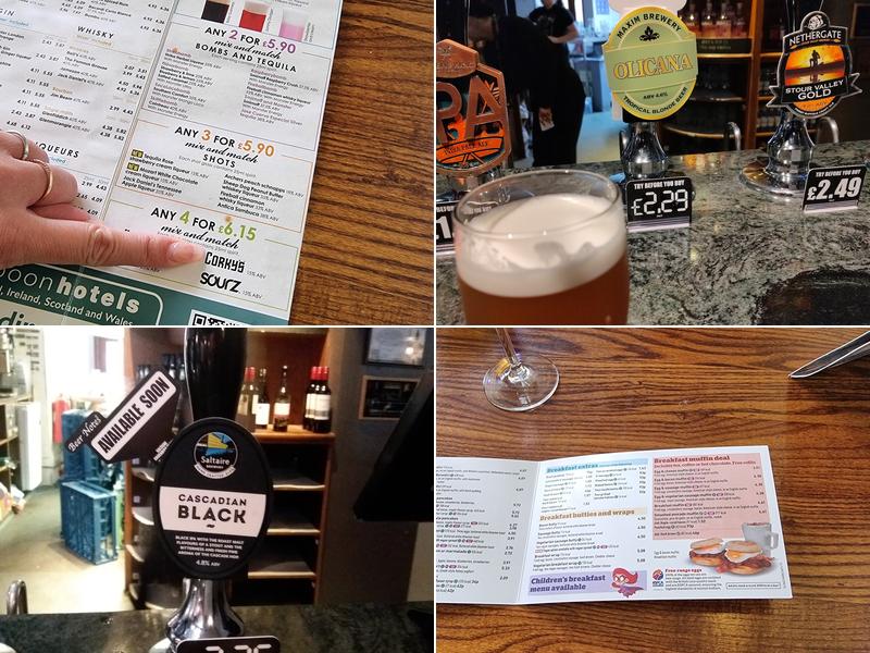 The Glass House - JD Wetherspoon Menu