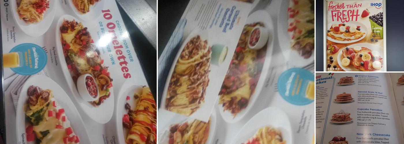 IHOP Menu