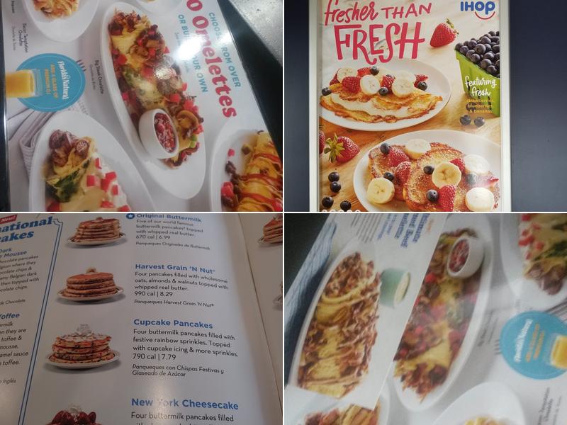 IHOP Menu