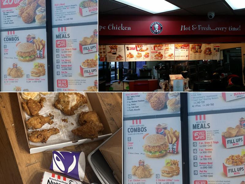 KFC Menu