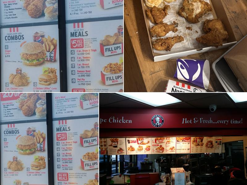 KFC Menu