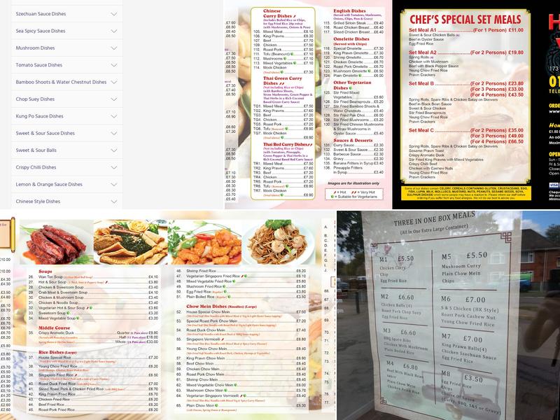 Happy View Chinese Take Away Menu