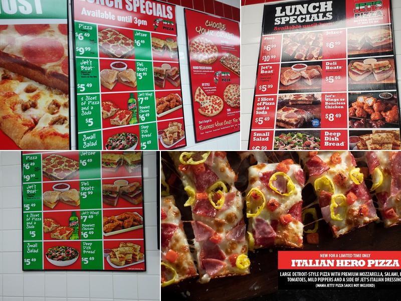 Jet's Pizza Menu