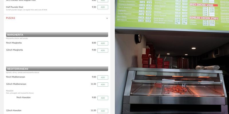 Crown Pizza And Chicken Menu