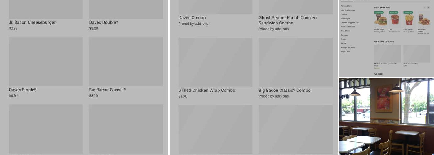Wendy's Menu