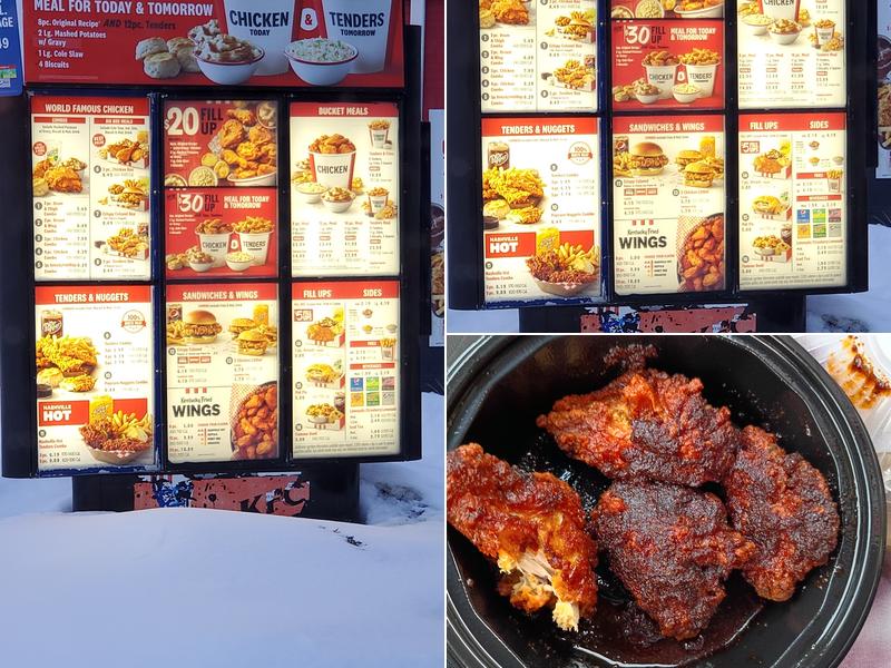 KFC Menu