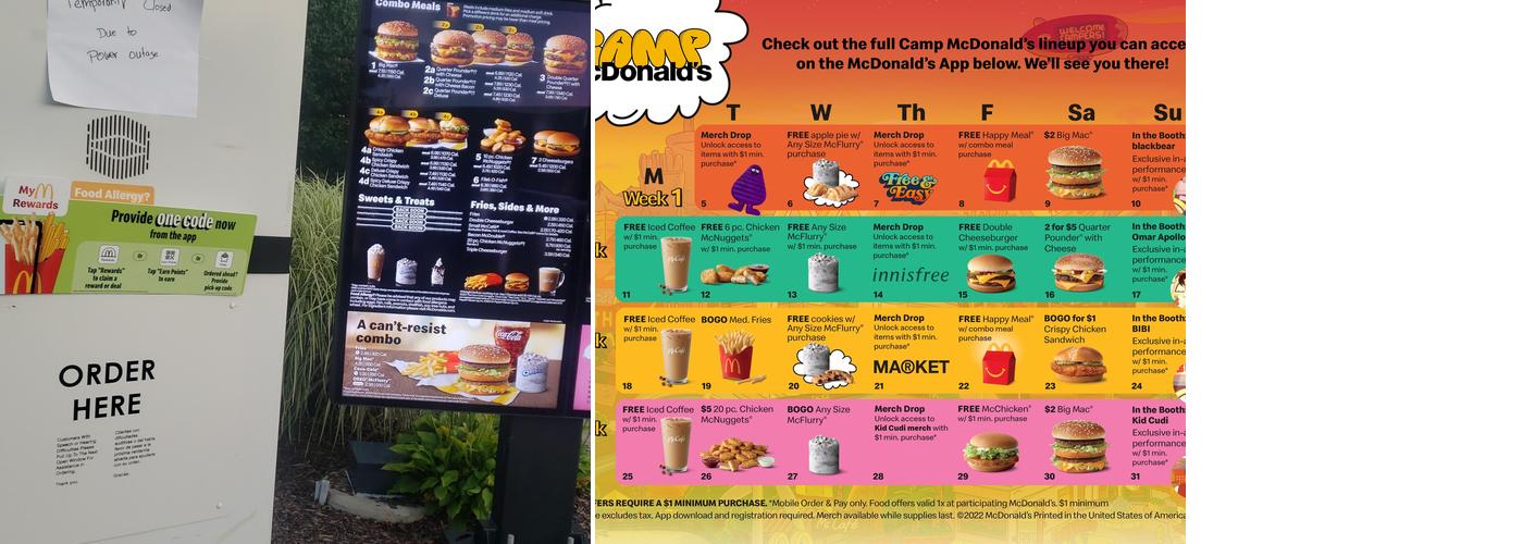 McDonald's Menu