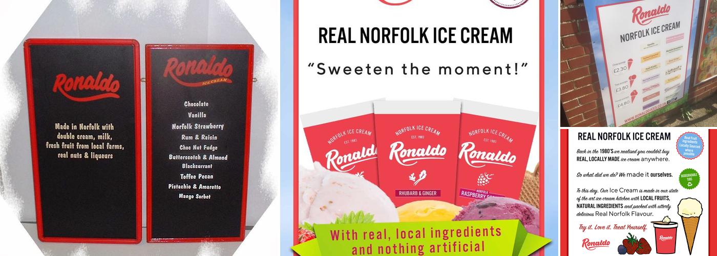 Ronaldo Ices Ltd Menu