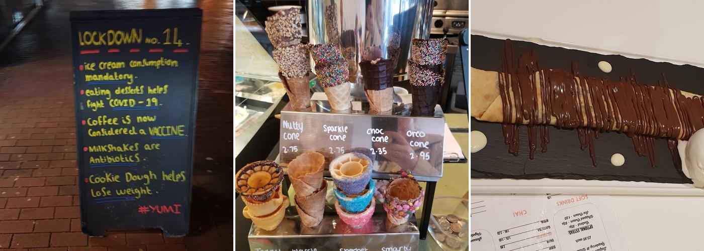 Yumi Ice Cream Parlour Menu