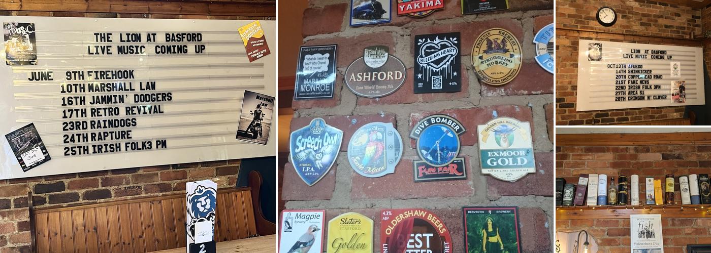 The Lion At Basford Menu