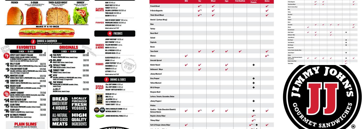Jimmy John's Menu