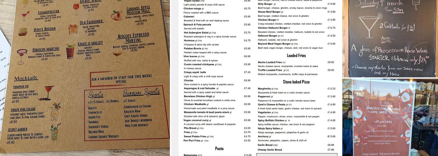 SUDA Delicatessen & World Kitchen Menu