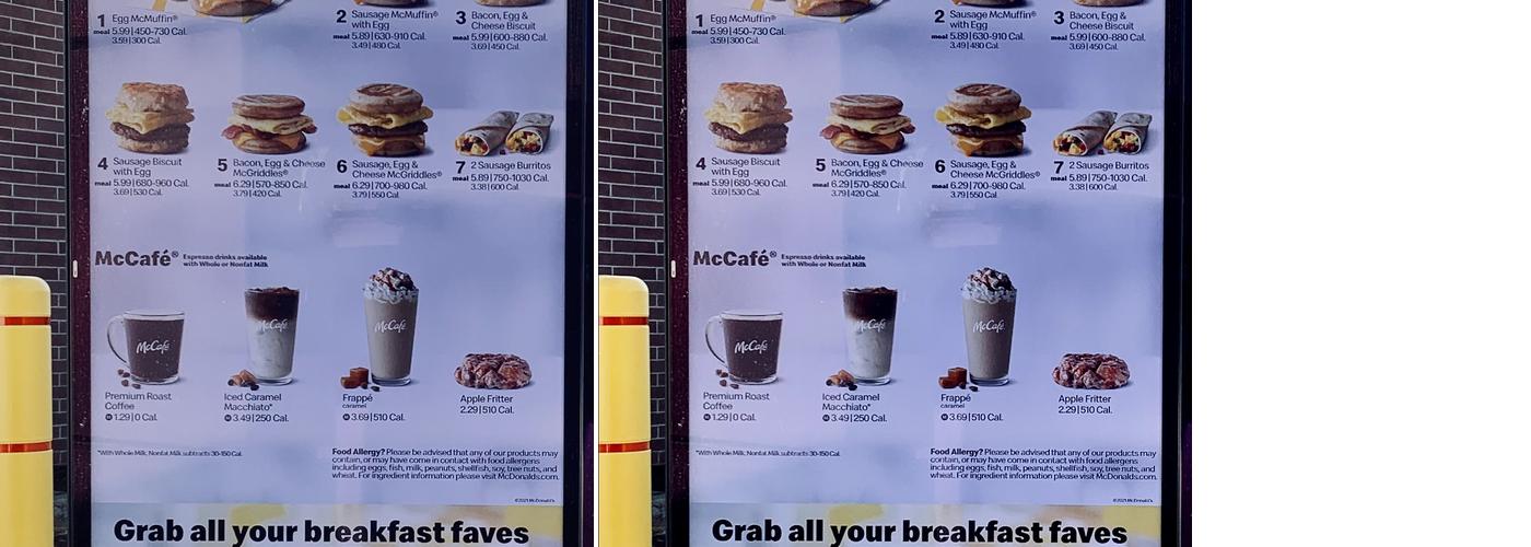McDonald's Menu