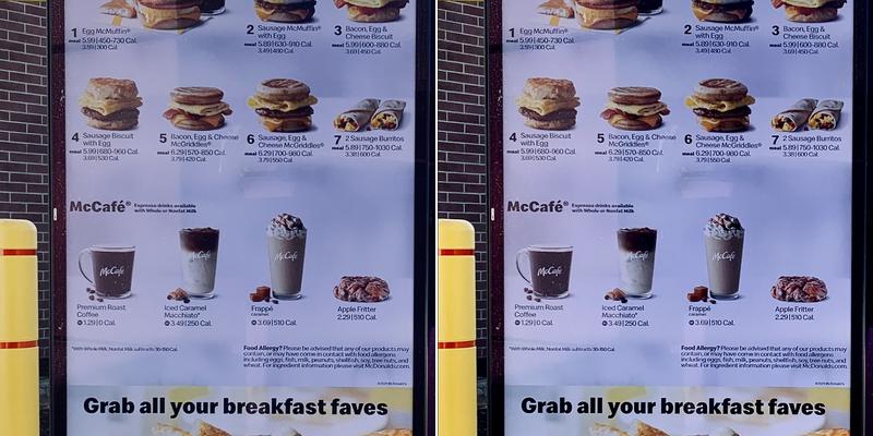 McDonald's Menu