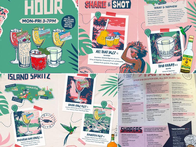 Revolución de Cuba Nottingham Menu