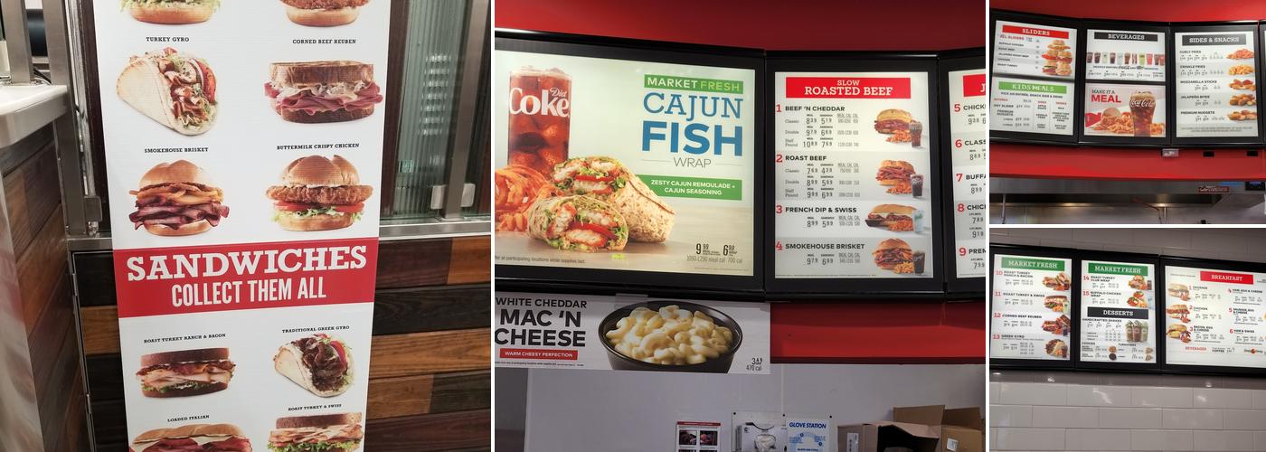 Arby's Menu